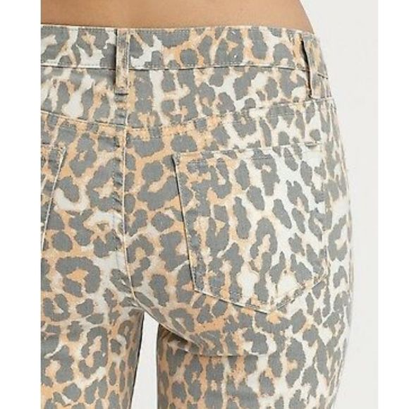 Joe's Jeans Wild Collection Cheetah leopard high rise stretch jeans‎ size 29 new - Picture 4 of 10